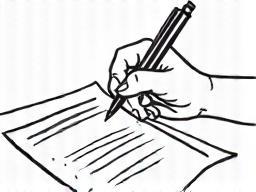 A hand filling out a form with a pen